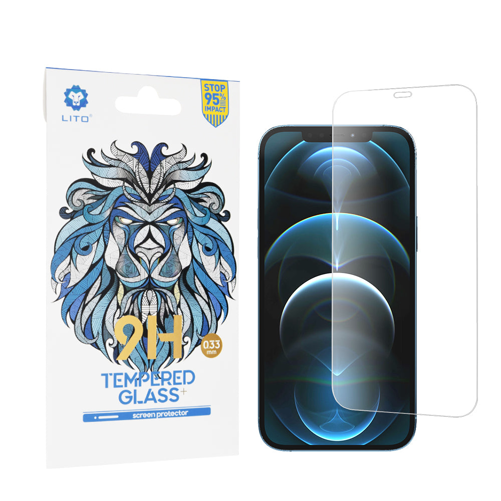 Zaštitna folija za ekran Lito Classic za Apple iPhone 12 Pro Max, Kaljeno staklo, Full Glue, 2.5D