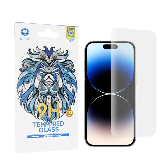 Zaštitna folija za ekran Lito Classic za Apple iPhone 14 Pro, Kaljeno staklo, Full Glue, 2.5D