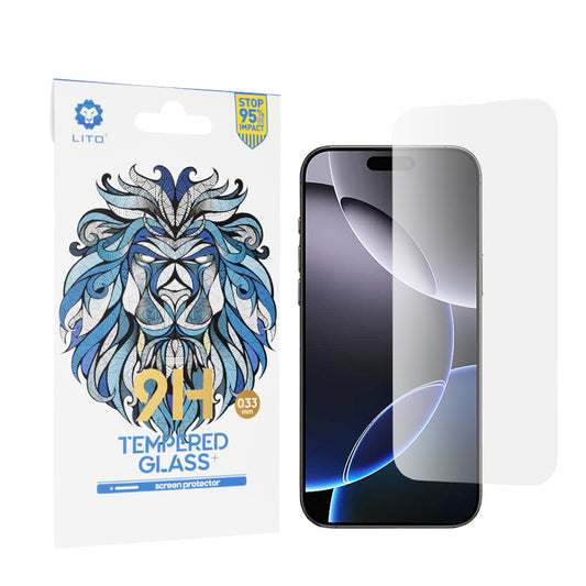 Zaštitna folija za ekran Lito Classic za Apple iPhone 16 Pro Max, Kaljeno staklo, Full Glue, 2.5D