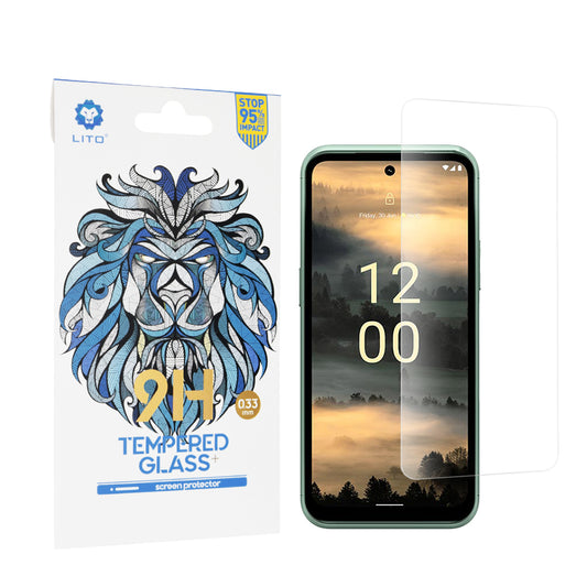Zaštitna folija za ekran Lito Classic za Nokia XR21, Kaljeno staklo, Full Glue, 2.5D