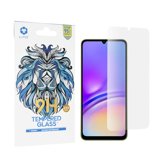 Zaštitna folija za ekran Lito Classic za Samsung Galaxy A05s A057 / A05 A055, Kaljeno staklo, Full Glue, 2.5D