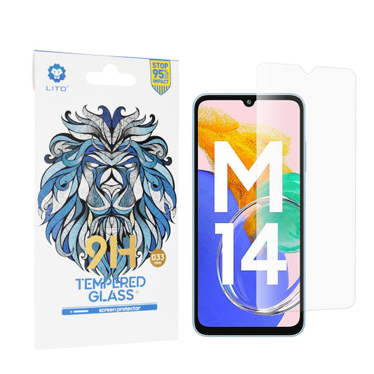 Zaštitna folija za ekran Lito Classic za Samsung Galaxy M14 5G M146, Kaljeno staklo, Full Glue, 2.5D