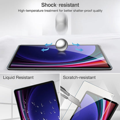 Zaštitna folija za ekran Lito Classic za Samsung Galaxy Tab S10+ / Tab S9 FE+ / Tab S9+, Kaljeno staklo, Full Glue, 2.5D