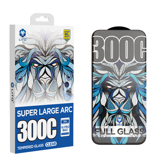 Zaštitna folija za ekran Lito D+ Max 300C za Apple iPhone 14 Pro Max, Kaljeno staklo, Puno ljepilo