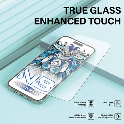 Zaštitna folija za ekran Lito NB za Apple iPhone 17 Air, Kaljeno staklo, Full Glue, Crna