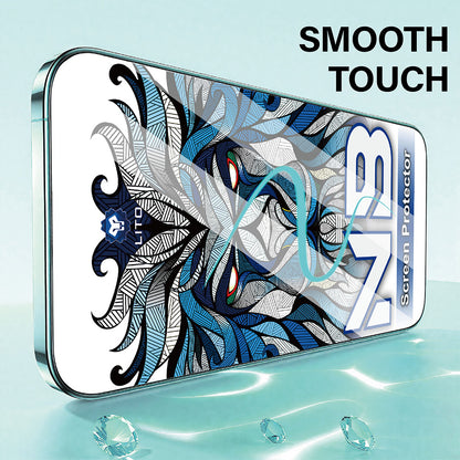 Zaštitna folija za ekran Lito NB za Apple iPhone 17 Pro, Kaljeno staklo, Full Glue, Crna