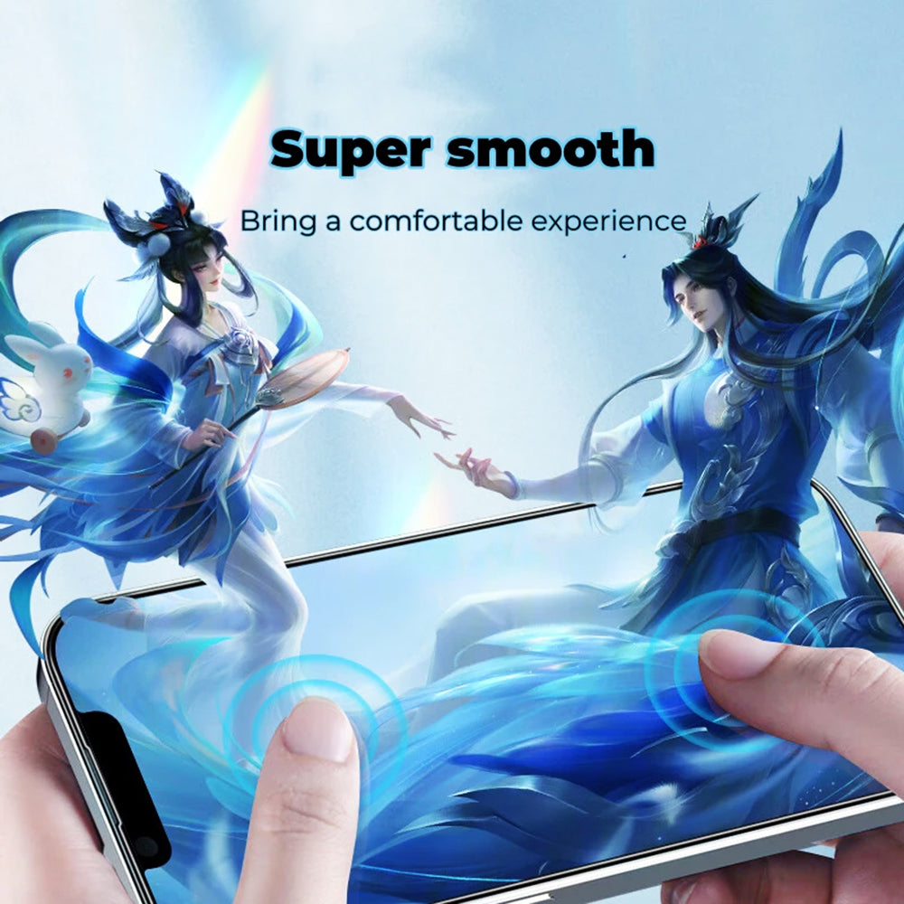 Zaštitna folija Mat Anank 5X pojačana za Apple iPhone 17 Pro, Kaljeno staklo, Full Glue, 2.5D, Crna