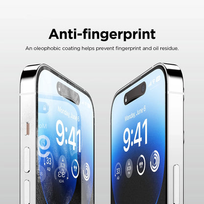 Zaštitna folija Mat Anank 5X pojačana za Apple iPhone 17, Kaljeno staklo, Full Glue, 2.5D, Crna