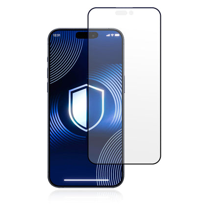 Zaštitna folija Matte 3MK HardGlass Max za Apple iPhone 17 Pro Max, Kaljeno staklo, Full Glue, Crna