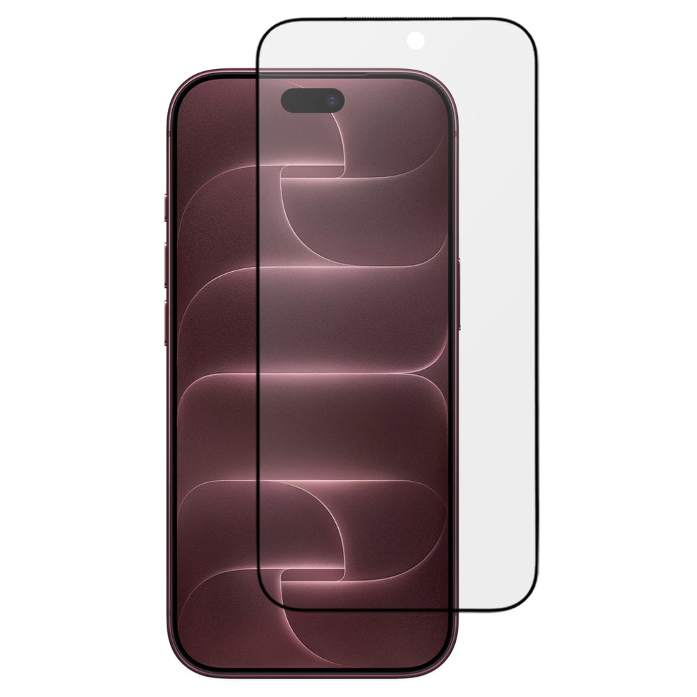 Mat zaštitna folija za zaslon Blueo Anti Reflective HD za Apple iPhone 18 Pro Max, kaljeno staklo, potpuno ljepljiva, crna