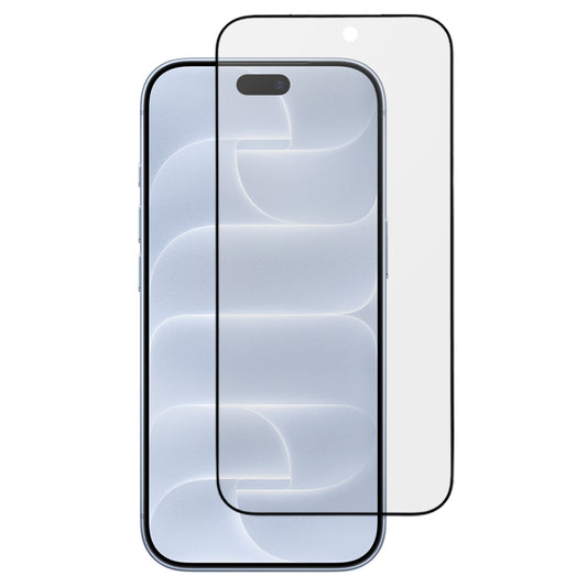Zaštitno staklo za zaslon Matte Blueo Anti Reflective HD za Apple iPhone 18 Pro, kaljeno staklo, potpuno ljepljivo, crno
