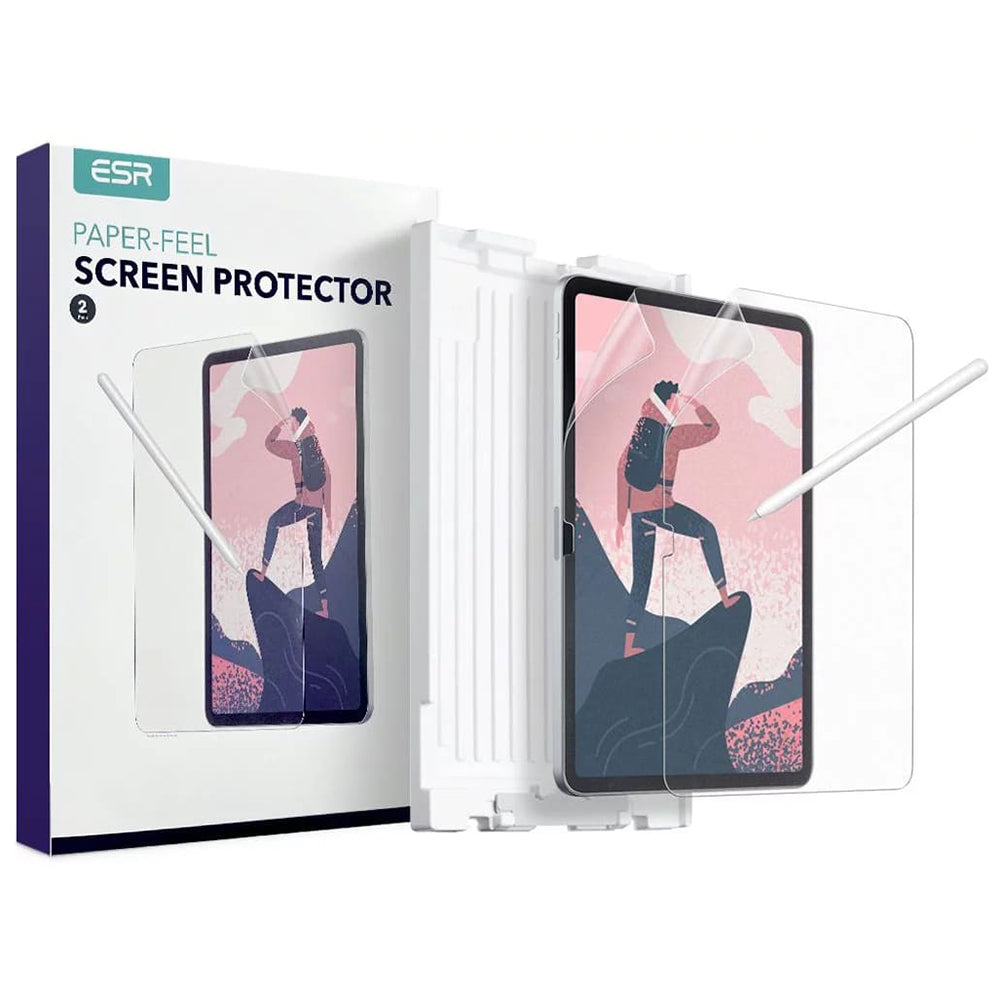 Zaštitna folija za ekran Matte ESR Paper Feel za Apple iPad (2025) / (2022), Plastika, Set od 2 komada