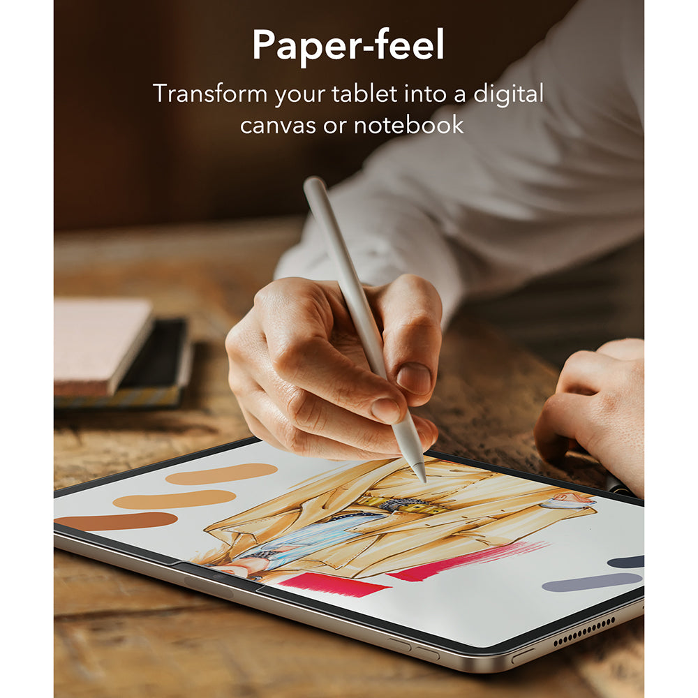 Zaštitna folija za ekran Matte ESR Paper Feel za Apple iPad Air 11 (2026) / Air 11 (2025), Plastika, Set od 2 komada