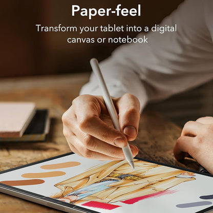 Zaštitna folija Matte ESR Paper Feel za Apple iPad Air 13 (2025) / Air 13 (2024), Plastika, Full Glue, Set 2 komada