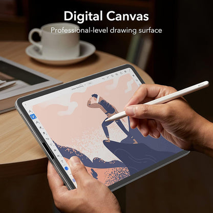 Zaštitna folija Matte ESR Paper Feel za Apple iPad Pro 12.9 (2022) / Pro 12.9 (2021) / Pro 12.9 (2020), Plastika, Set od 2 komada
