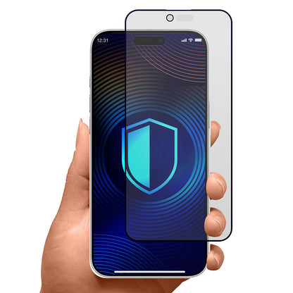Zaštitna folija Matte Privacy 3MK HardGlass Max za Apple iPhone 17 Air, Kaljeno staklo, Full Glue