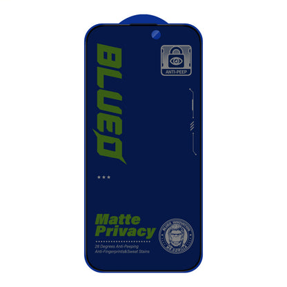 Zaštitna folija Ekran Matte Privacy Blueo Anti-Peep za Apple iPhone 15 Pro, Kaljeno Staklo, Full Glue