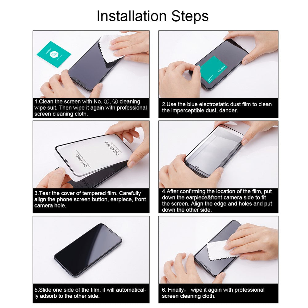 Zaštitna folija za vanjski ekran Nillkin CP+ Pro za Samsung Galaxy Z Flip8 F776 / Z Flip7 F766, Kaljeno staklo, Full Glue, Crna