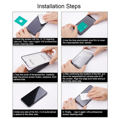 Zaštitna folija za vanjski ekran Nillkin CP+ Pro za Samsung Galaxy Z Flip8 F776 / Z Flip7 F766, Kaljeno staklo, Full Glue, Crna