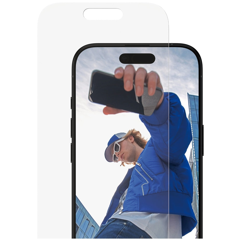 Zaštitna folija za ekran PanzerGlass Classic Fit EasyAligner za Apple iPhone 17 / 16 Pro, Kaljeno staklo, Full Glue
