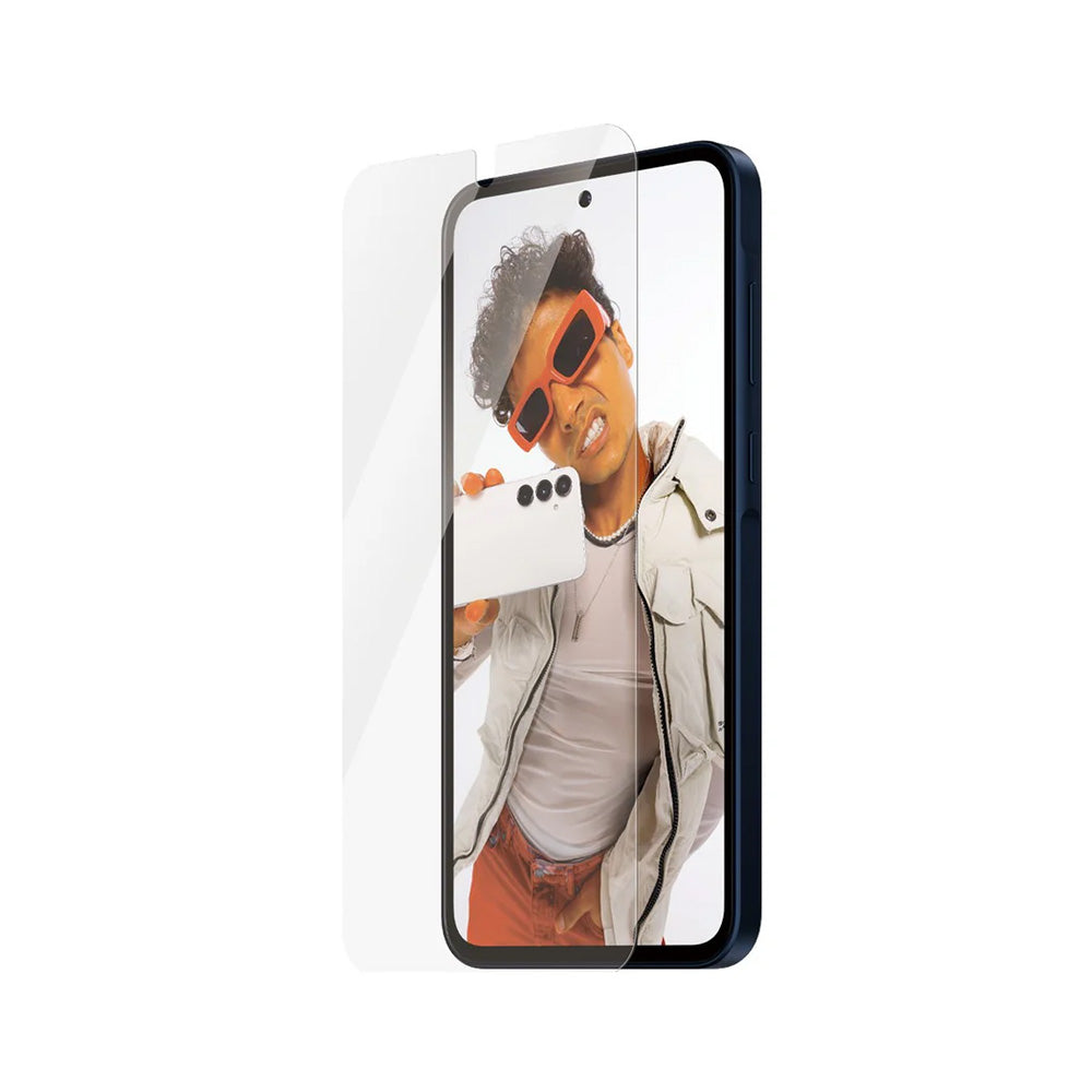 Zaštitna folija za ekran PanzerGlass Safe. Ultra-Wide Fit EasyAligner za Samsung Galaxy A36 A366, Kaljeno staklo, Full Glue