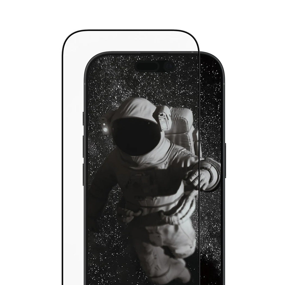 Zaštitna folija za ekran PanzerGlass Ultra-Wide Ceramic II EasyAligner za Apple iPhone 17 / 16 Pro, Kaljeno staklo, Full Glue, Crna