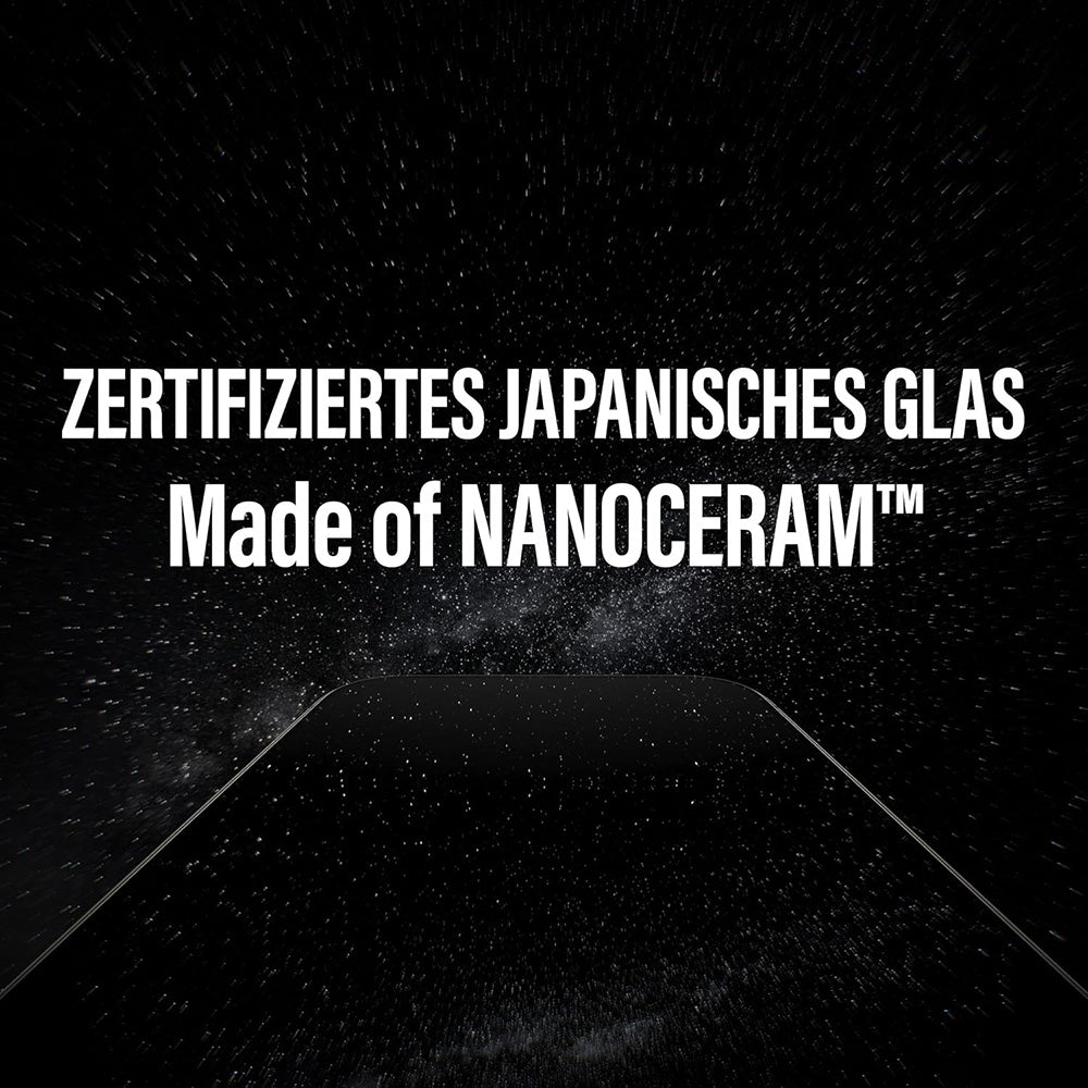 Zaštitna folija za ekran PanzerGlass Ultra-Wide Ceramic II EasyAligner za Apple iPhone 17 Air, Kaljeno staklo, Full Glue, Crna