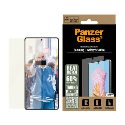 Zaštitna folija za ekran PanzerGlass Ultra-Wide Fit All-in-One za Samsung Galaxy S25 Ultra S938, Kaljeno staklo, Full Glue