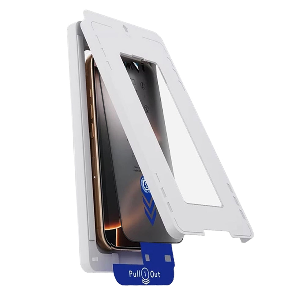 Zaštitna folija za ekran Privacy Anank 5X Reinforced Applicator za Apple iPhone 17 Pro, Kaljeno staklo, Full Glue, 2.5D