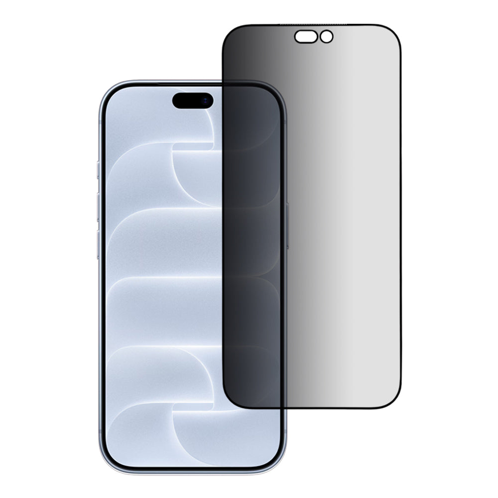 Zaštitna folija za zaslon Blueo Privacy Anti Peep AR za Apple iPhone 18 Pro, kaljeno staklo, potpuno ljepljiva, 3D