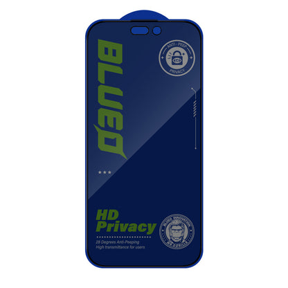 Blueo Anti-Peep zaštitna folija za zaslon Privacy za Apple iPhone 18 Pro Max, kaljeno staklo, potpuno ljepljiva, set od 5 komada