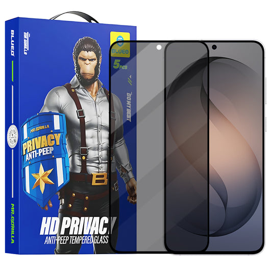 Zaštitna folija za ekran Privacy Blueo Anti-Peep za Samsung Galaxy S26 S942, Kaljeno staklo, Full Glue, Set od 5 komada