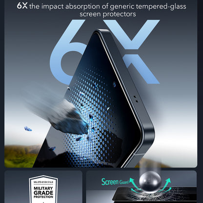 Zaštitna folija za ekran Privacy ESR Armorite za Samsung Galaxy S26 Ultra, Kaljeno staklo, Full Glue