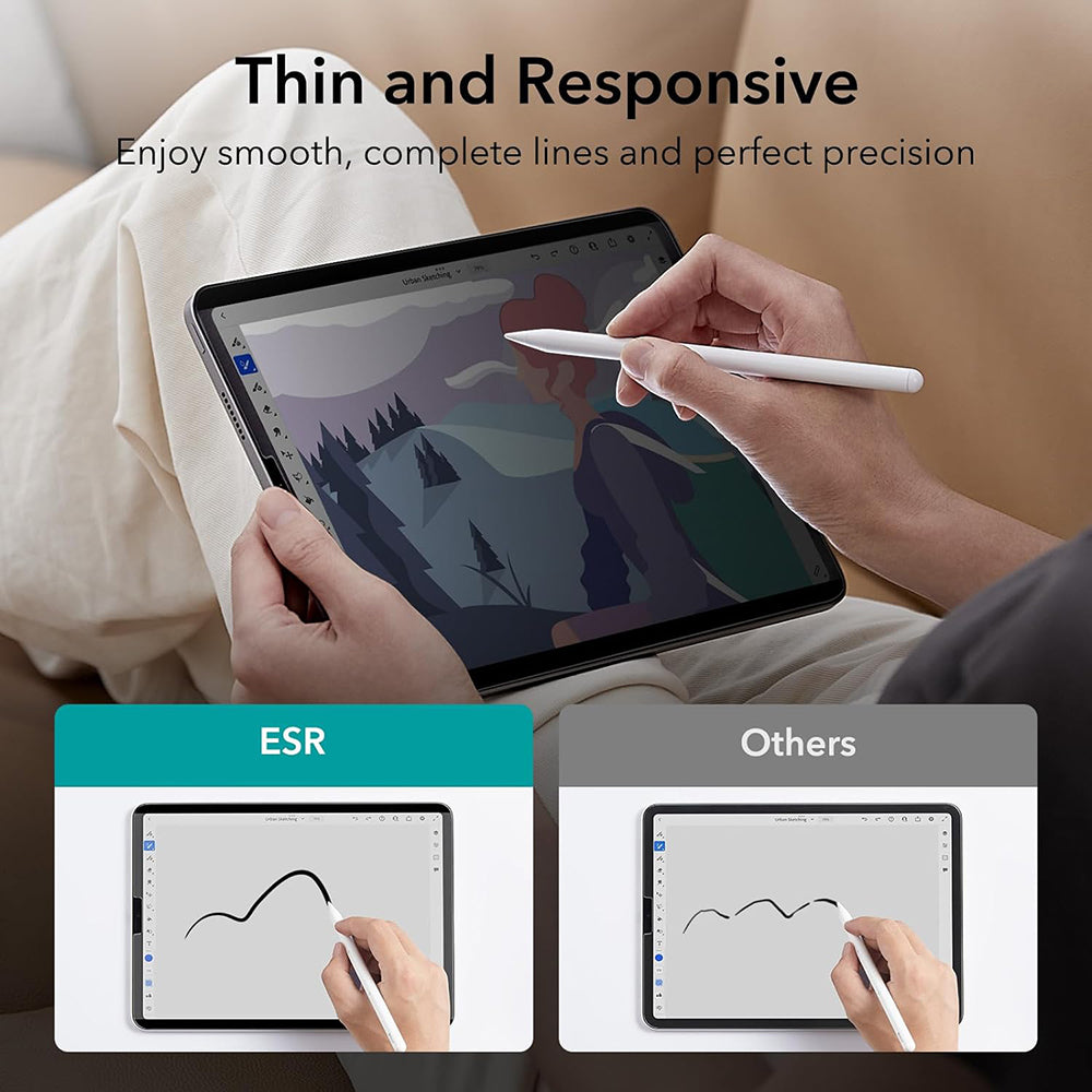 Zaštitna folija za ekran Privacy ESR Magnetic za Apple iPad Pro 12.9 (2022) / Pro 12.9 (2021) / Pro 12.9 (2020), Plastika