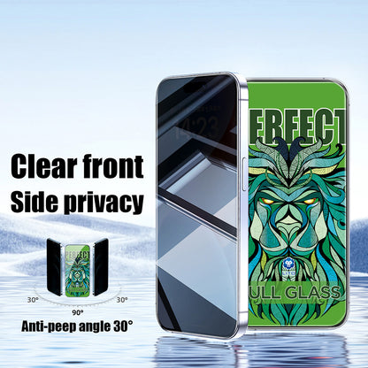Zaštitna folija za ekran Privacy Lito D+ Max Strong za Apple iPhone 17 / 16 Pro, Kaljeno staklo, Full Glue