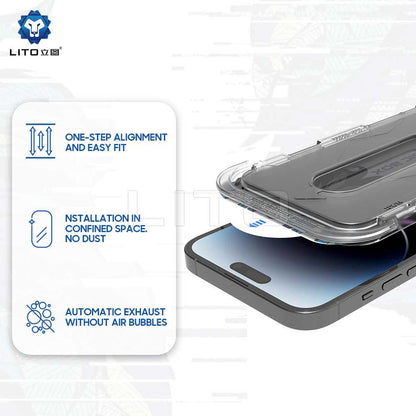 Zaštitna folija za ekran Privacy Lito Magic Glass Box D+ Tools za Apple iPhone XS / X, Kaljeno staklo, Full Glue