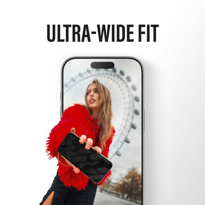Zaštitna folija za ekran Privacy PanzerGlass Ultra-Wide Fit 2-Way EasyAligner za Apple iPhone 17 Pro Max, Kaljeno staklo, Full Glue