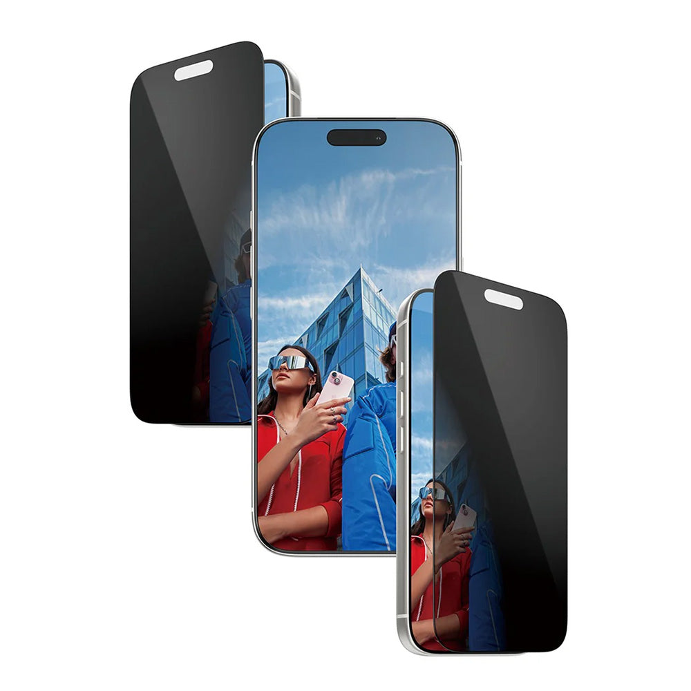 Zaštitna folija za ekran Privacy PanzerGlass Ultra-Wide Fit 2-Way EasyAligner za Apple iPhone 17 Pro, Kaljeno staklo, Full Glue