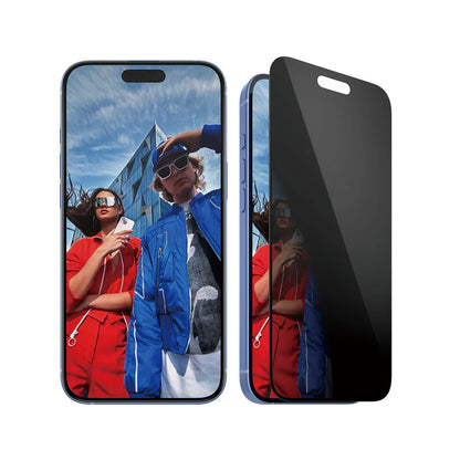 Zaštitna folija za ekran Privacy PanzerGlass Ultra-Wide Fit EasyAligner za Apple iPhone 16 Plus / 15 Plus, Kaljeno staklo, Full Glue