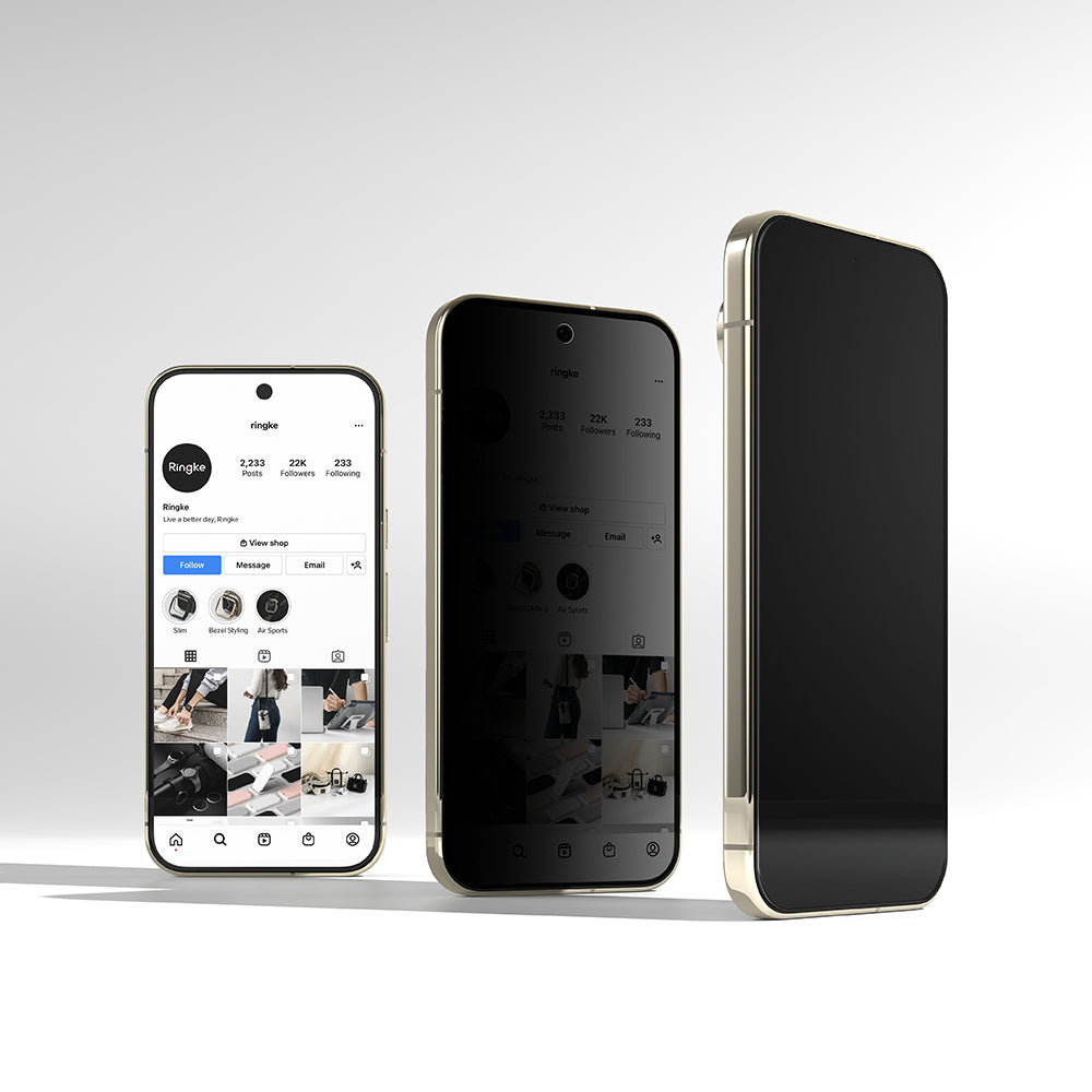 Zaštitna folija Ekran Privacy Ringke Easy Slide za Google Pixel 11 Pro / 10 Pro / 9 Pro, Kaljeno Staklo, Puna Ljepila, Set od 2 komada