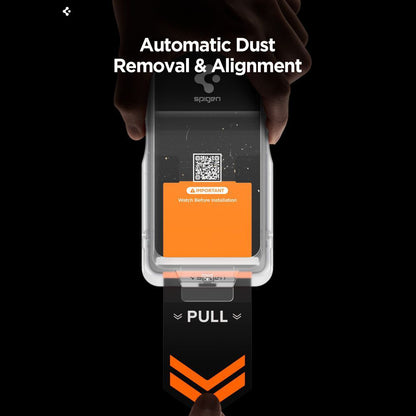 Zaštitna folija za ekran Privacy Spigen GlastR EZ FIT Pro HD za Samsung Galaxy S26 Plus S947, Kaljeno staklo, Full Glue, Set 2 komada AGL11085