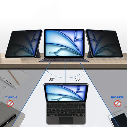 Zaštitna folija za ekran Privacy Techsuit ArmorGlass CrystalHD za Apple iPad (2025) / (2022), Kaljeno staklo, Full Glue, Set 2 komada