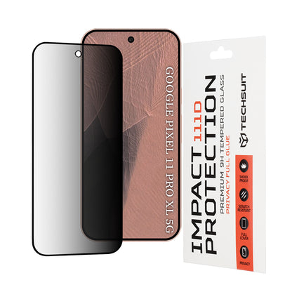 Zaštitna folija Ekran Privacy Techsuit za Google Pixel 11 Pro XL, Kaljeno Staklo, Full Glue, 111D