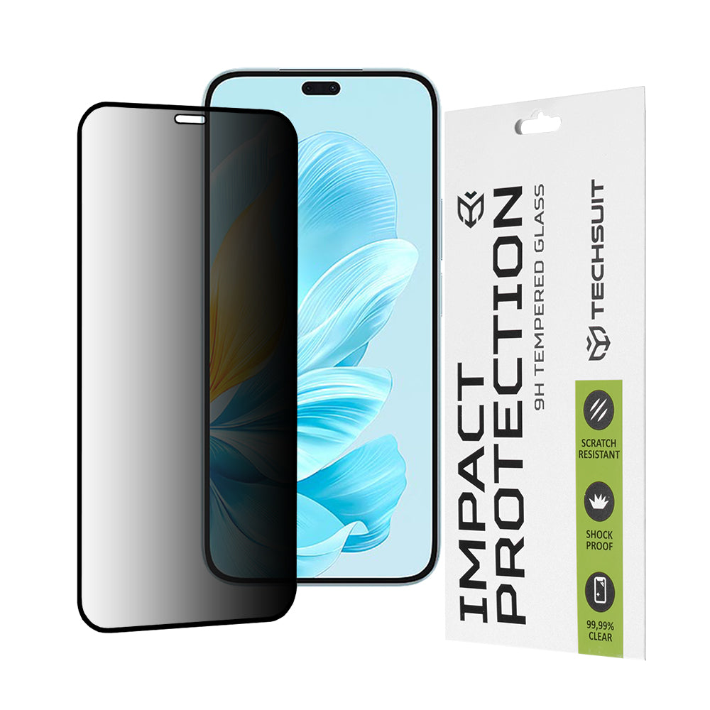 Zaštitna folija za ekran Privacy Techsuit za Honor 200 Lite, Kaljeno staklo, Full Glue, 111D