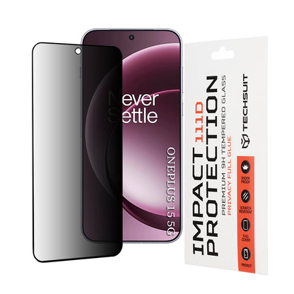 Zaštitna folija za ekran Privacy Techsuit za OnePlus 15, Kaljeno staklo, 111D