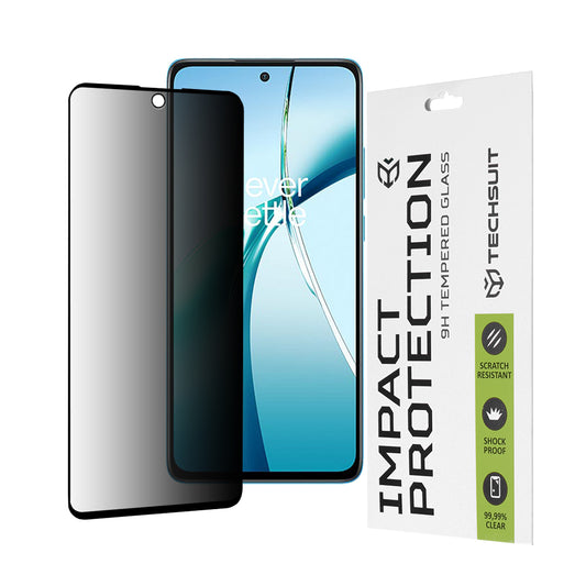 Zaštitna folija za ekran Privacy Techsuit za OnePlus Nord CE4 Lite, Kaljeno staklo, Full Glue, 111D