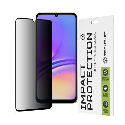 Zaštitna folija Ekran Privacy Techsuit za Samsung Galaxy A05s A057 / A05 A055, Kaljeno Staklo, Full Glue, 111D