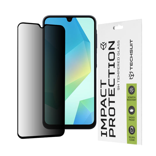 Zaštitna folija Ekran Privacy Techsuit za Samsung Galaxy A16 5G A166 / A16 4G A165, Kaljeno Staklo, Full Glue, 111D