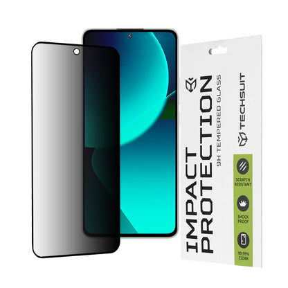 Zaštitna folija za ekran Privacy Techsuit za Xiaomi 13T Pro / 13T, Kaljeno staklo, Full Glue, 111D