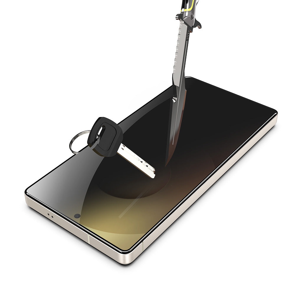 Zaštitna folija za ekran Privacy Techsuit TitanGlass CrystalHD za Samsung Galaxy S26 S942, Kaljeno staklo, Full Glue, Set od 2 komada
